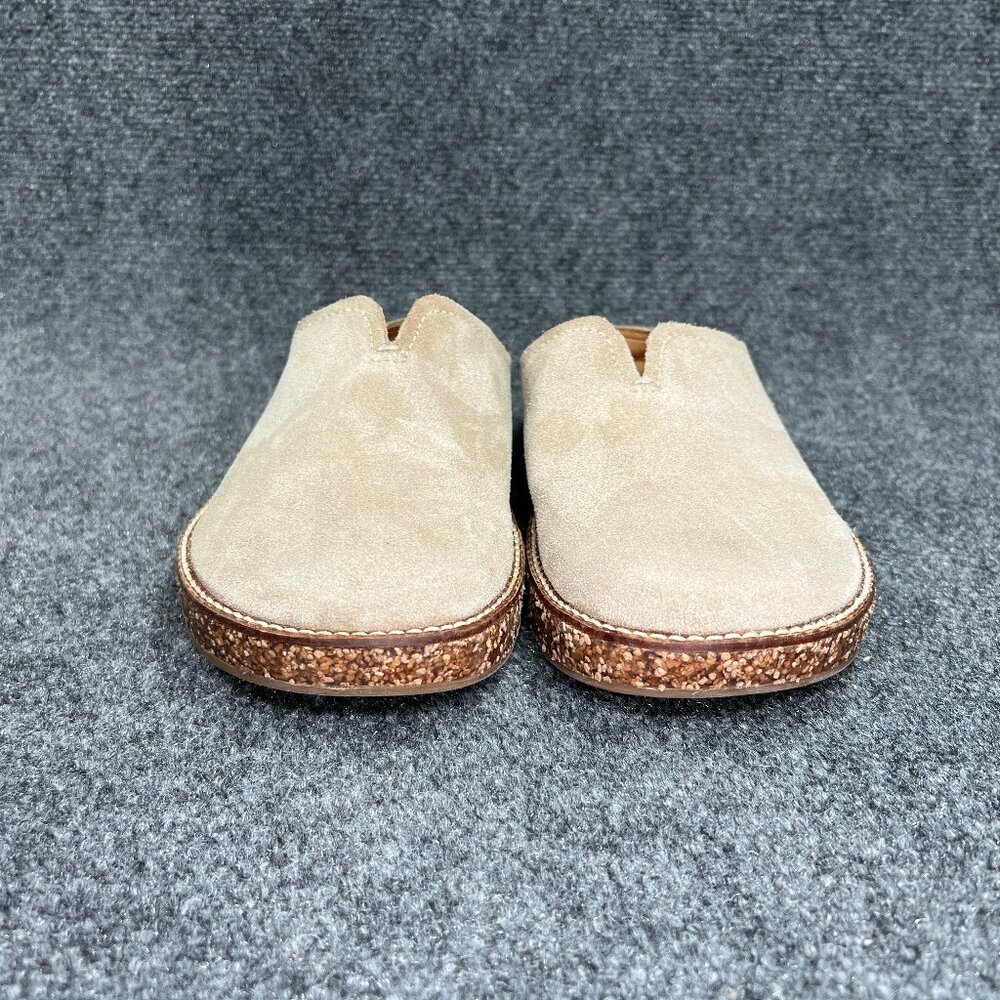 Lucky Brand Tamala Clogs Women's Size 10 Tan Suded Slip On Comfort Shoes Sneaker - Picture 2 of 11